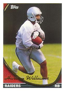 Harvey Williams Los Angeles Raiders 1994 Topps NFL #526